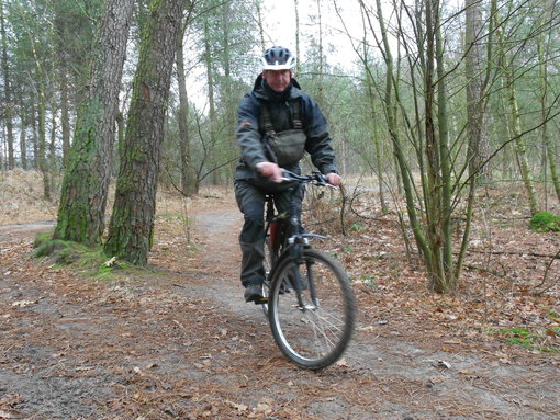 Op de Mountain Bike