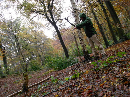 Werken in de regen