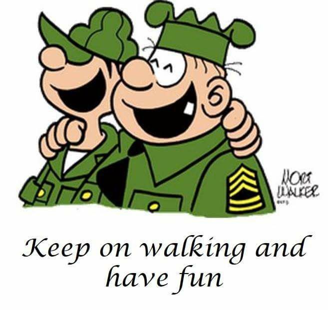 Keep on walking and have fun.